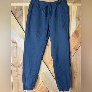 Nike Sportswear Joggers Women Medium Black Woven Athleisure
